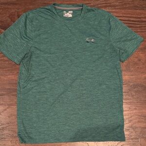 Under Armour Men's Heathered Teal Short Sleeve Tee